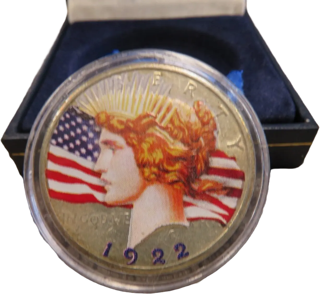 1922 Peace Silver Dollar – Colorized with Vivid, Artistic Detail Coin Hub