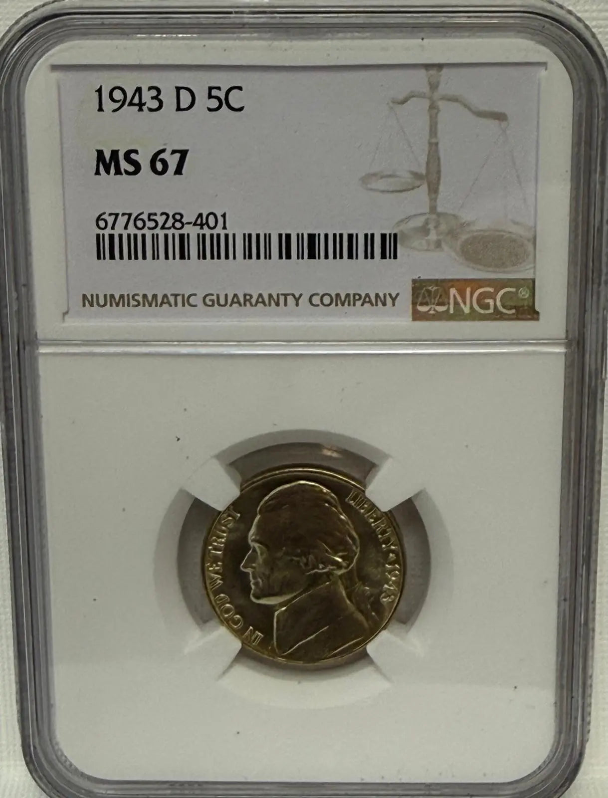 1943-D Jefferson Nickel, MS67 – A High-Grade Wartime Classic Coin Hub