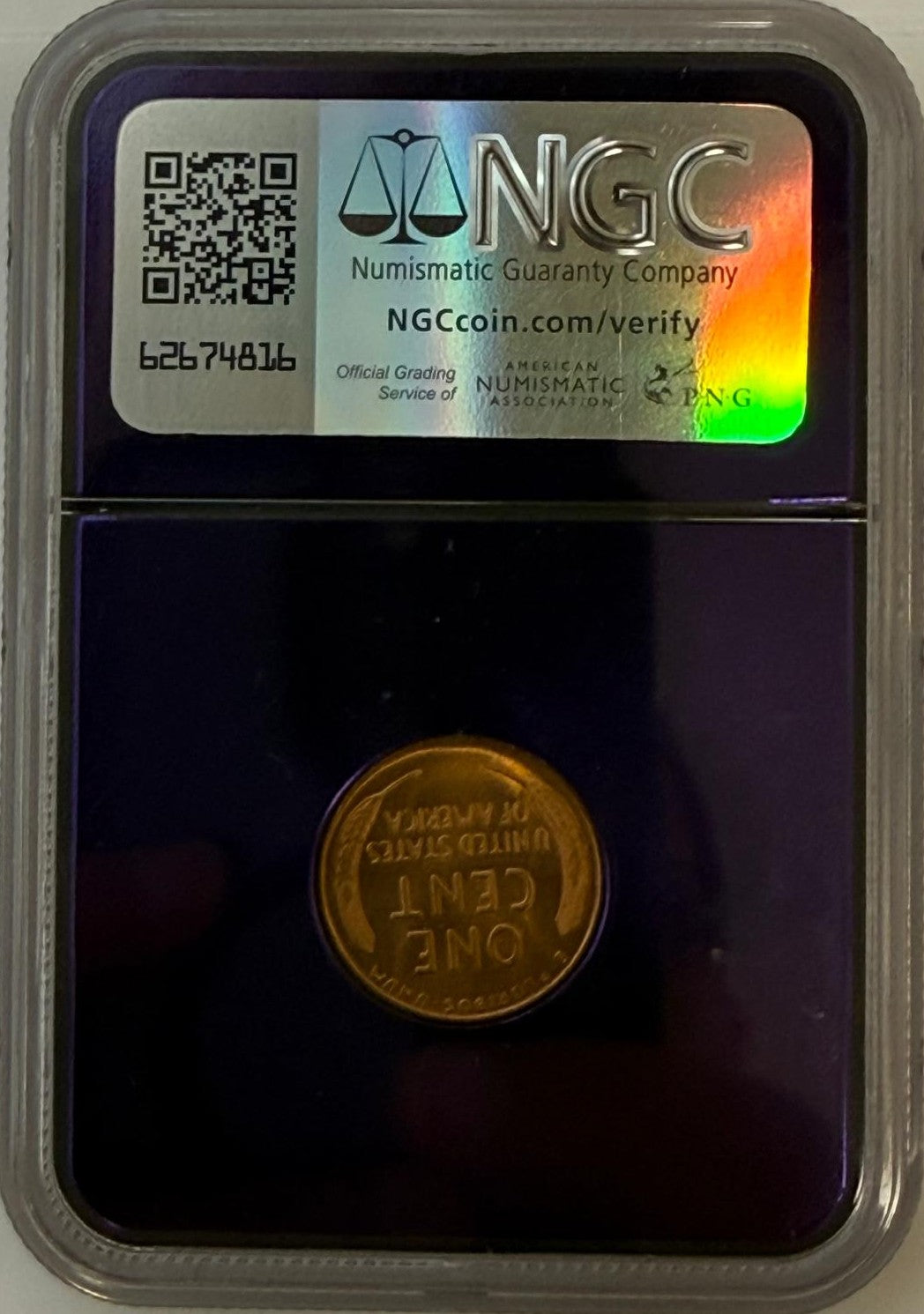 1944 Lincoln Wheat Cent – NGC MS65 RD | Gem Uncirculated | WWII Era Copper Issue