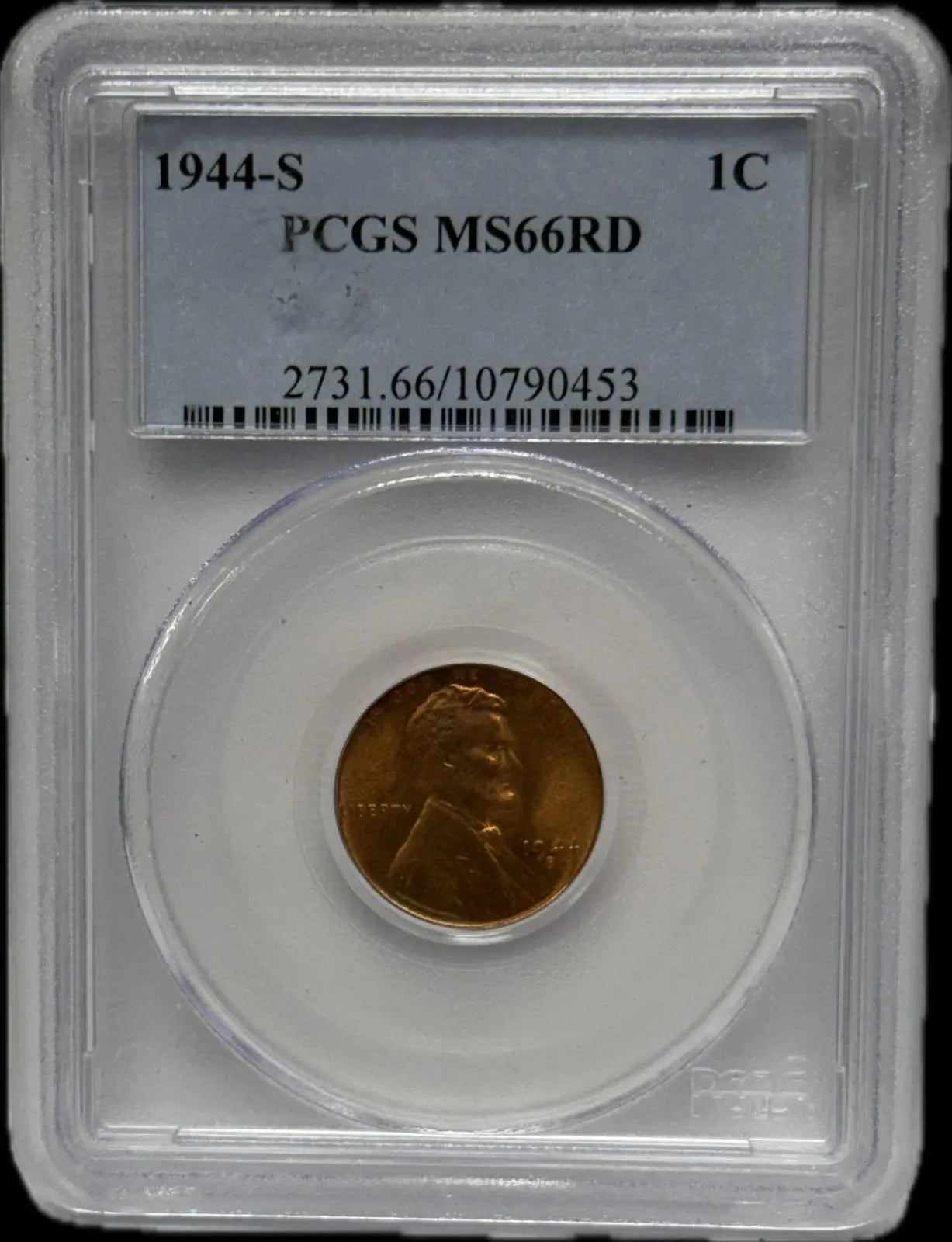 1944-S Lincoln Cent, PCGS MS66RD – A Rare Gem with Historical Significance Heritage Pastime