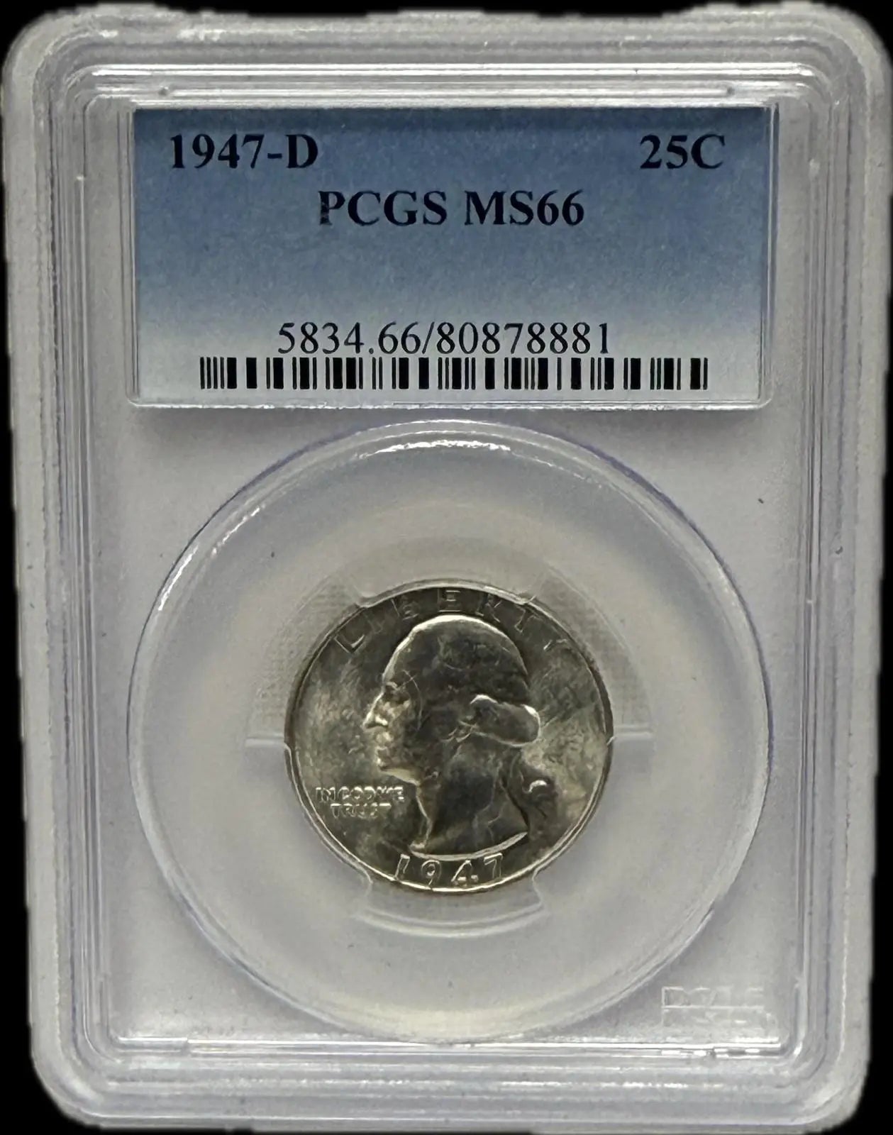 1947-D Walking Liberty Half Dollar – MS66 – Premium Condition, Classic American Silver Coin Coin Hub