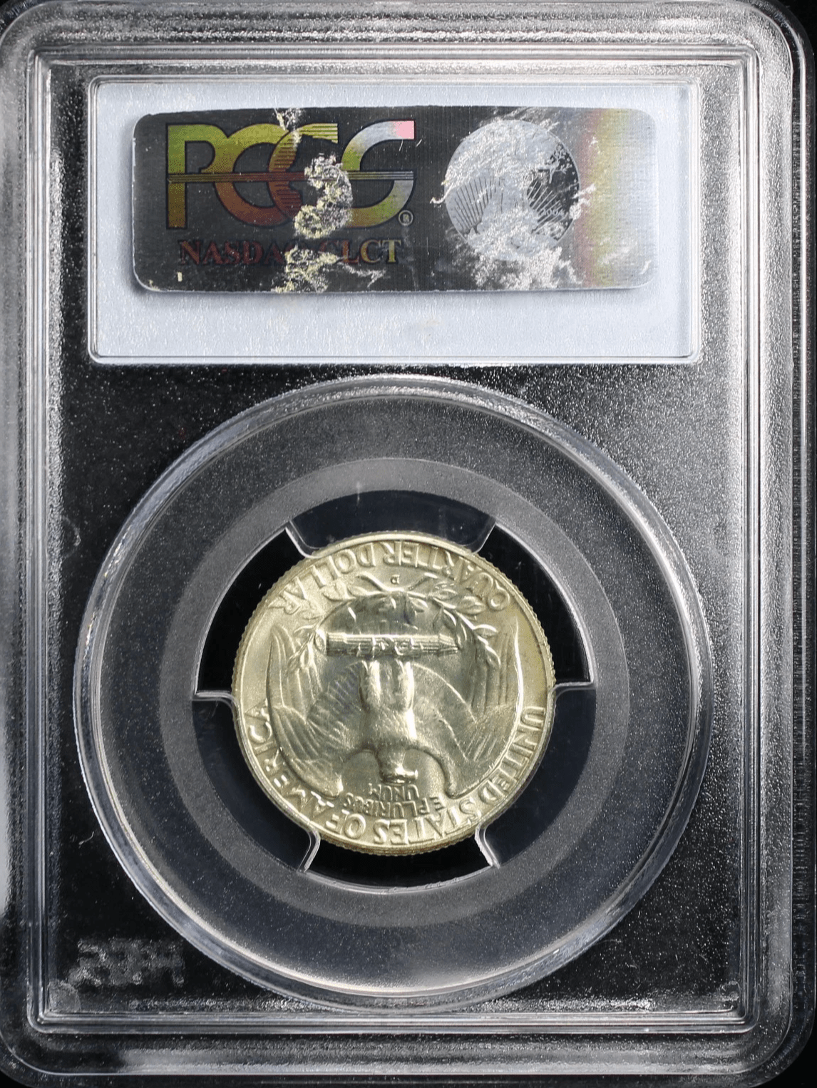 Reverse of 1951-D Washington Silver Quarter PCGS MS65 with eagle design