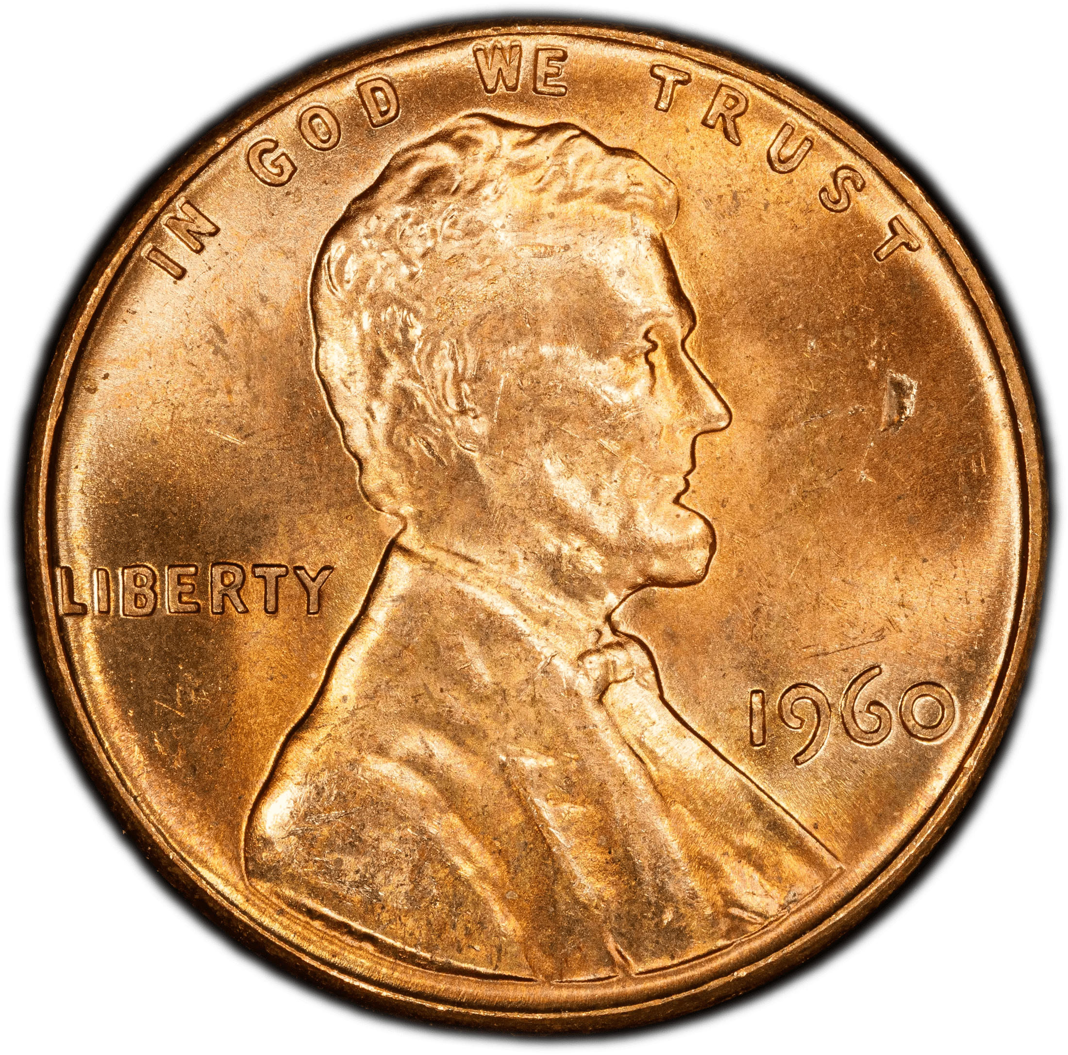 1960 Lincoln Cent Large Date 1C – PCGS MS64RD | Brilliant Red Gem Copper Coin Heritage Pastime