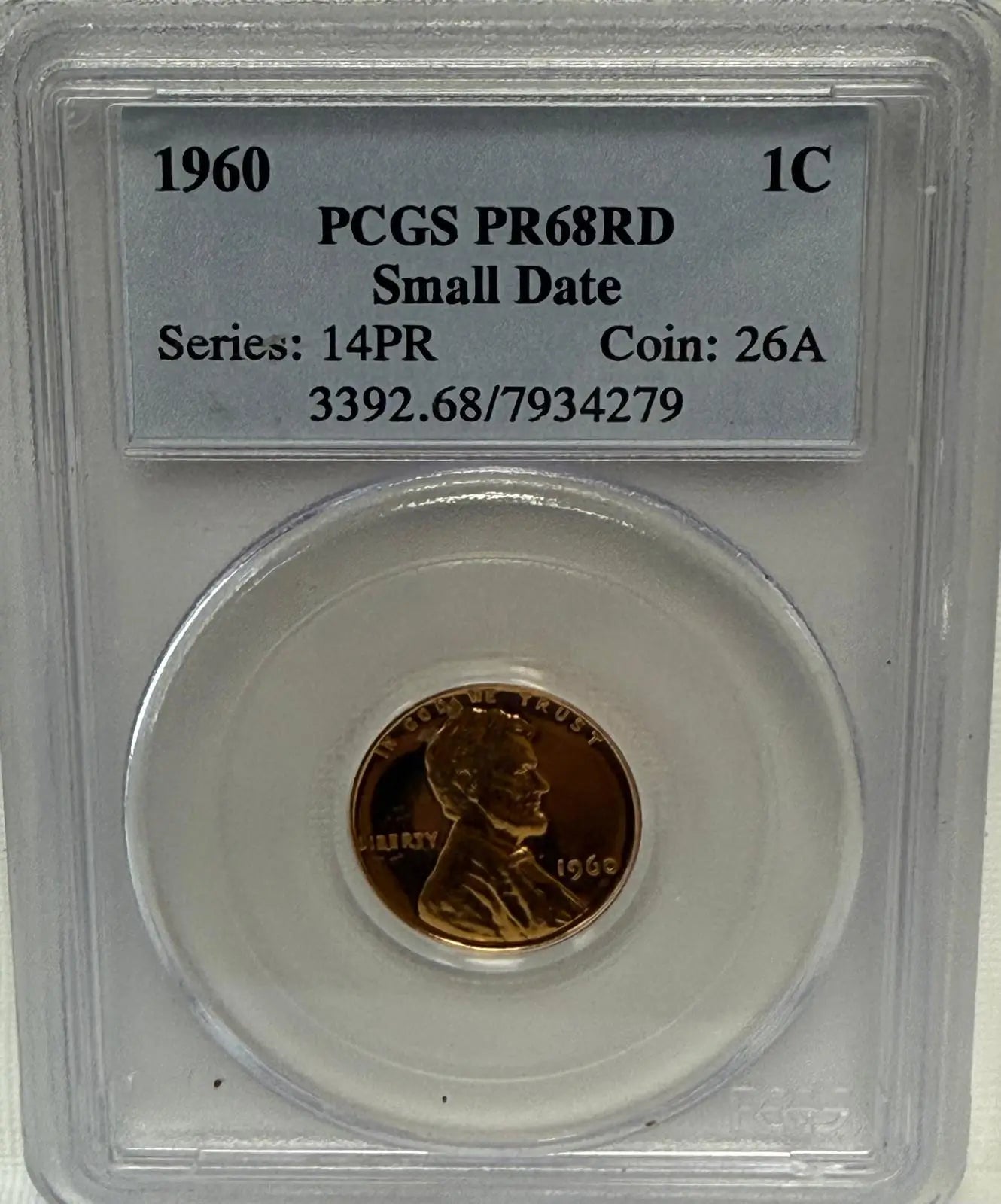 1960 Lincoln Cent, PCGS PR68RD Small Date – A Superb High-Grade Proof Treasure Coin Hub