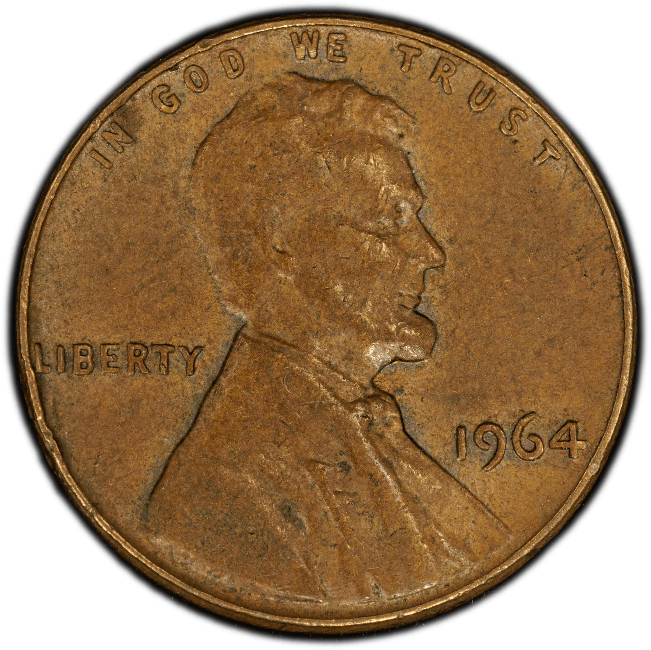 1964 Lincoln Memorial Cent – PCGS AU50BN – High-Grade Early Memorial Issue Heritage Pastime