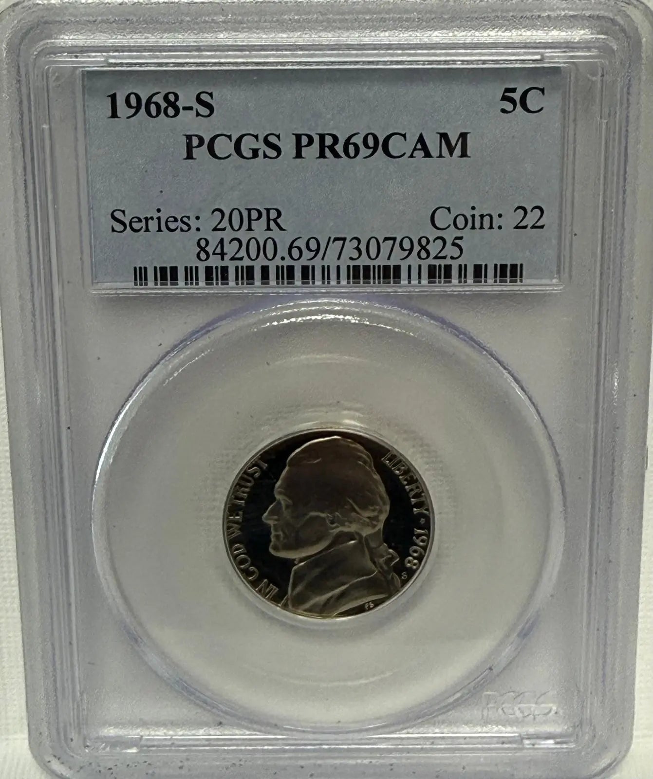1968-S Lincoln Memorial Cent, PR69CAM – Series 20PR, Coin 22 Highly Desirable Proof Specimen Coin Hub