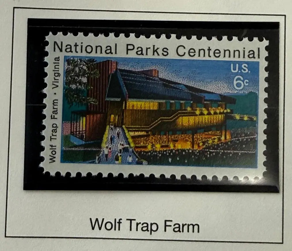 1972 United States National Parks Centennial Commemorative Stamp – 2¢ Vintage Issue | Scott #1458 Heritage Pastime