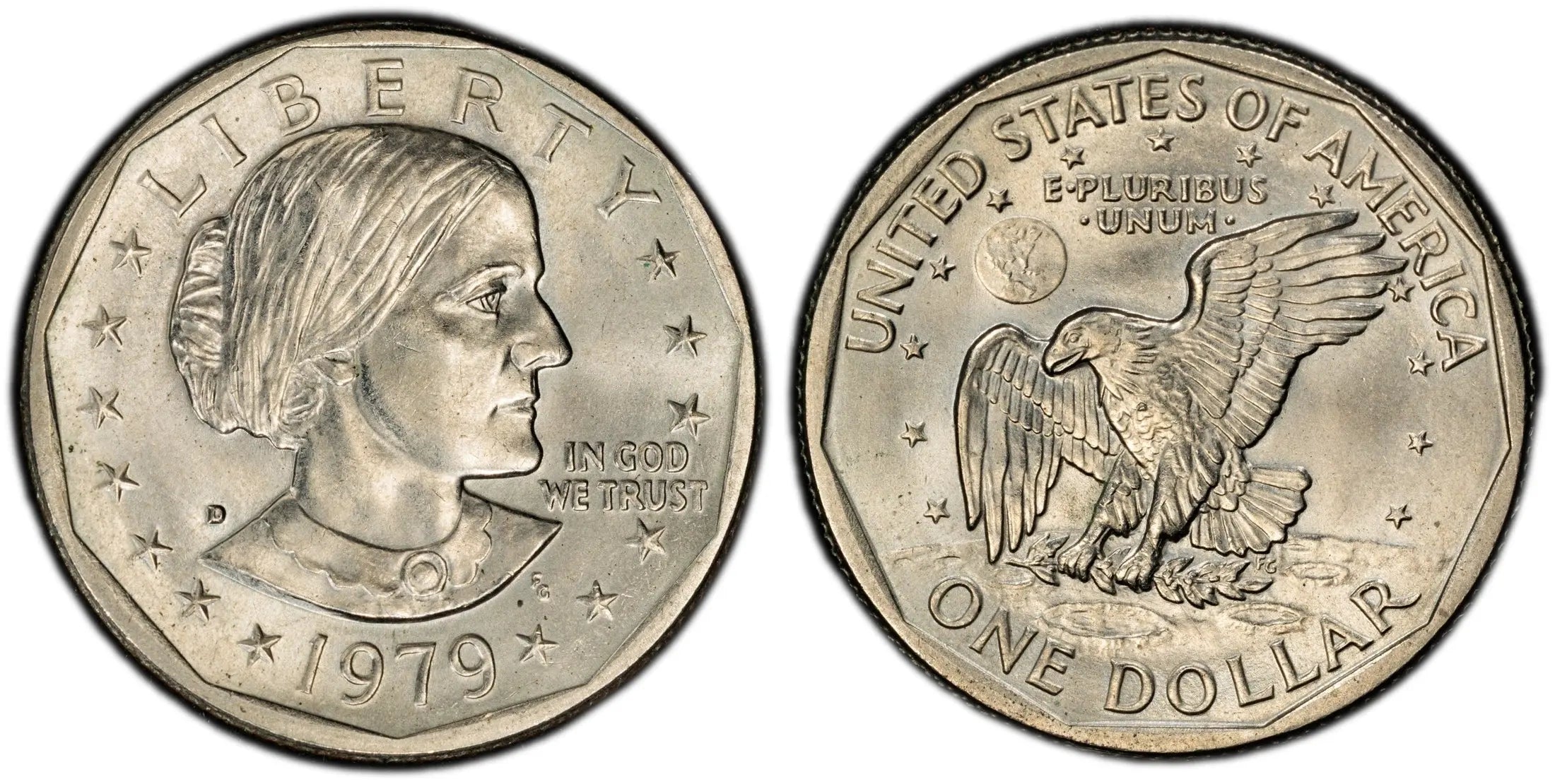 1979-D Susan B. Anthony Dollar – PCGS MS63 | First-Year Denver Issue Heritage Pastime