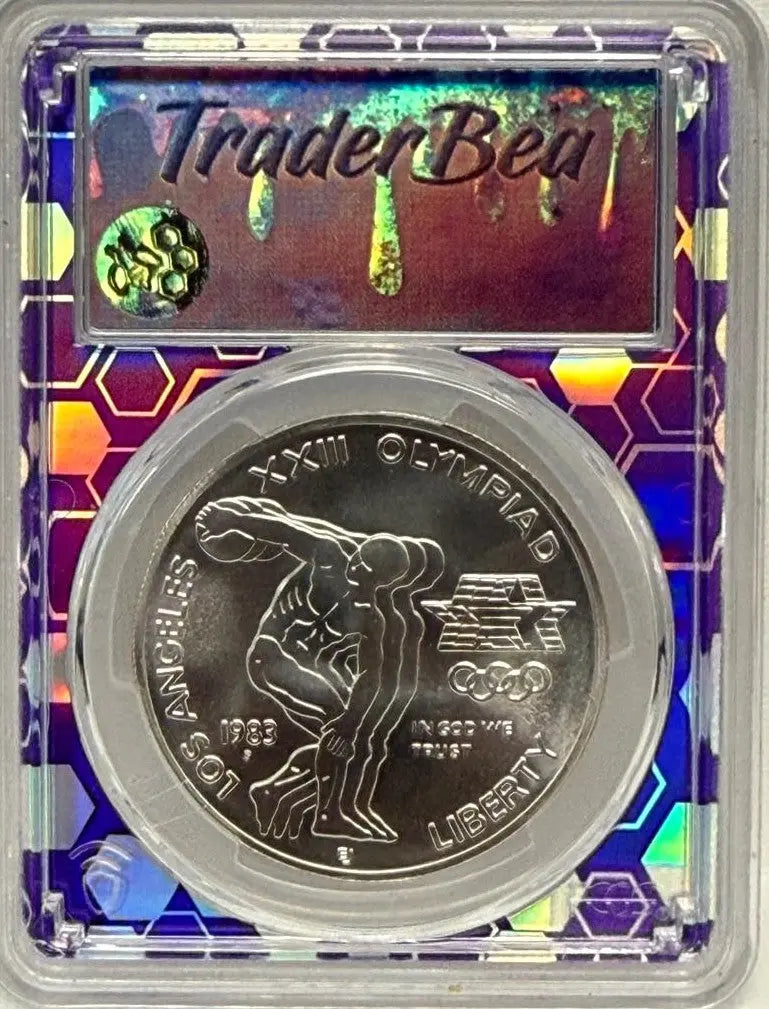 1983-P PCGS MS69 Olympic Silver Coin – Near-Perfect, Highly Collectible Heritage Pastime