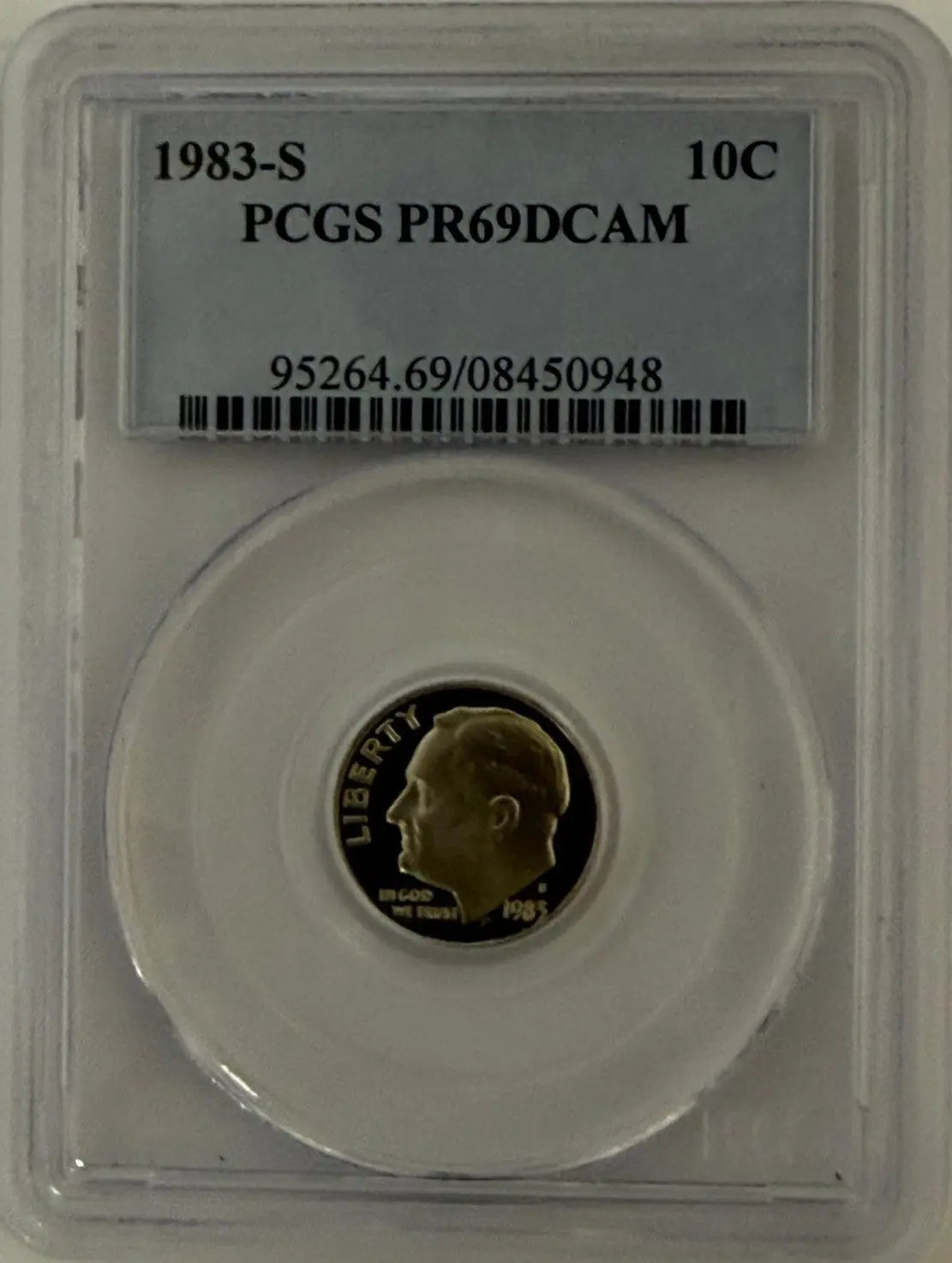 1983-S Roosevelt Dime PCGS PR69DCAM – Deep Cameo Proof Gem | High-Grade Collector Coin Heritage Pastime