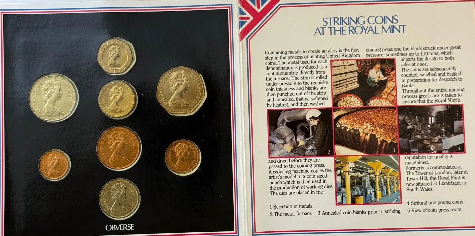 1983 United Kingdom Uncirculated Coin Collection – Royal Mint Original Set Coin Hub