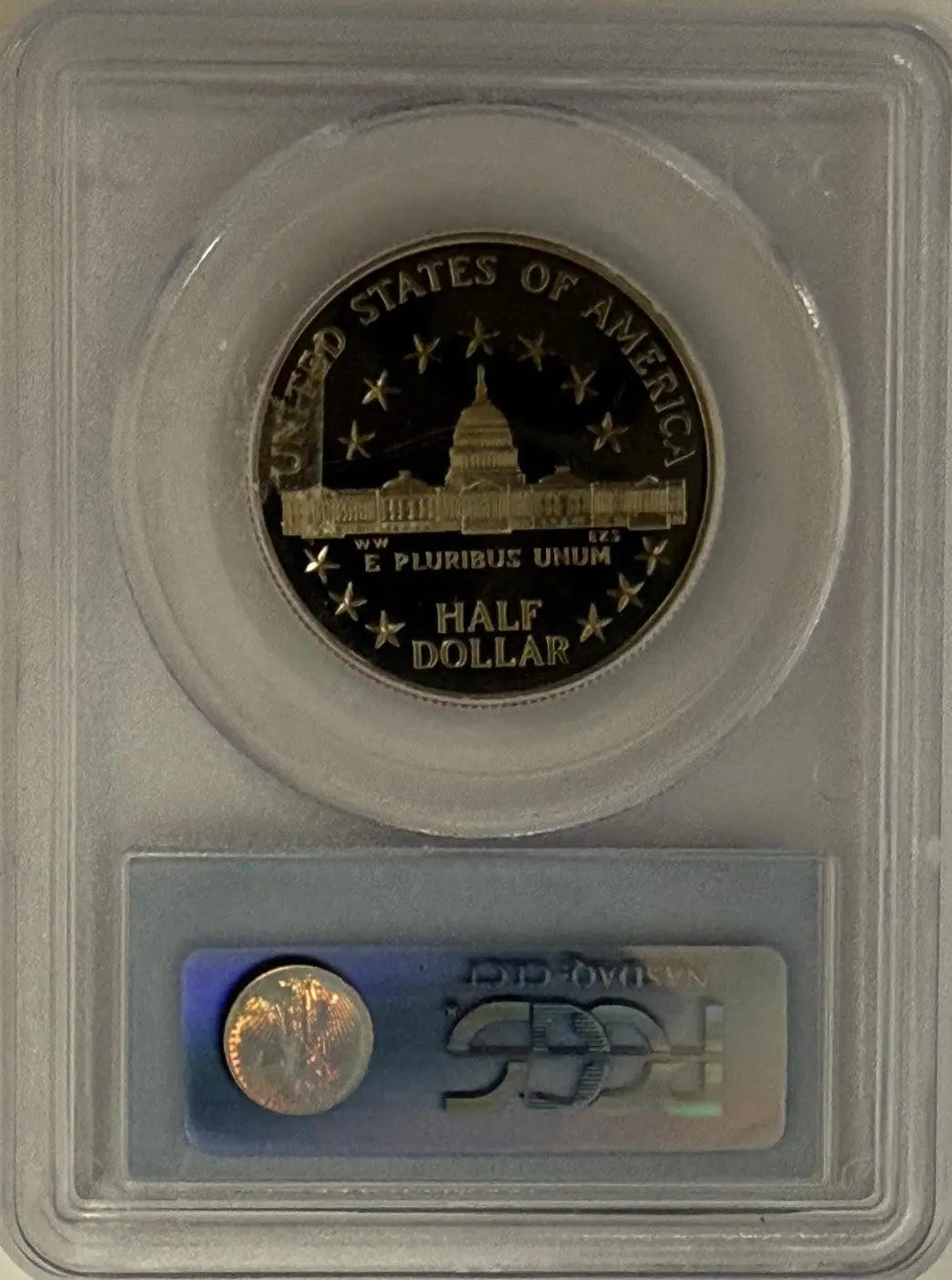 1989-S United States Congressional Bicentennial Commemorative Half Dollar – PCGS PR68 DCAM Heritage Pastime
