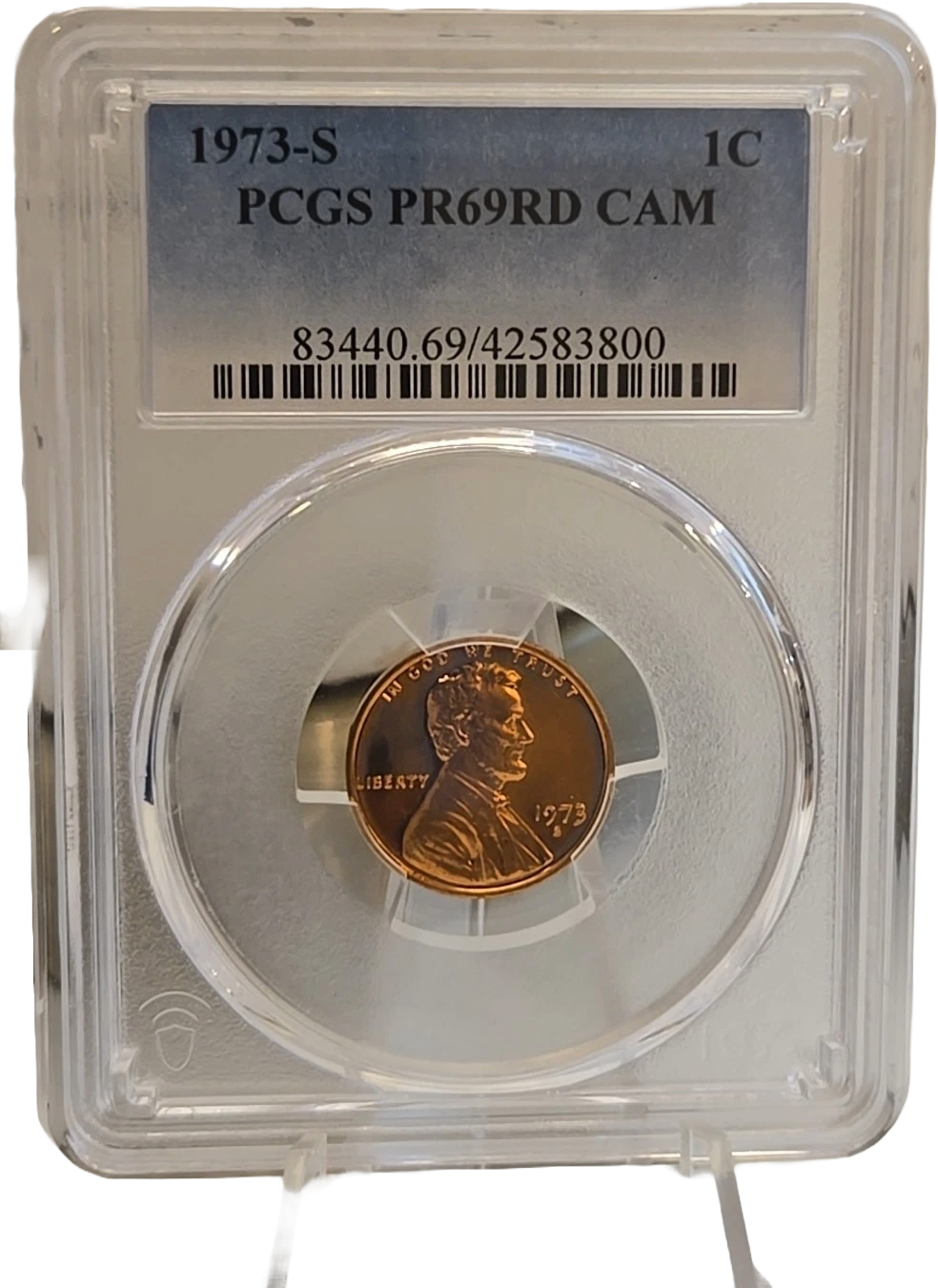 1973 S Lincoln PCGS PR69 RED CAMEO