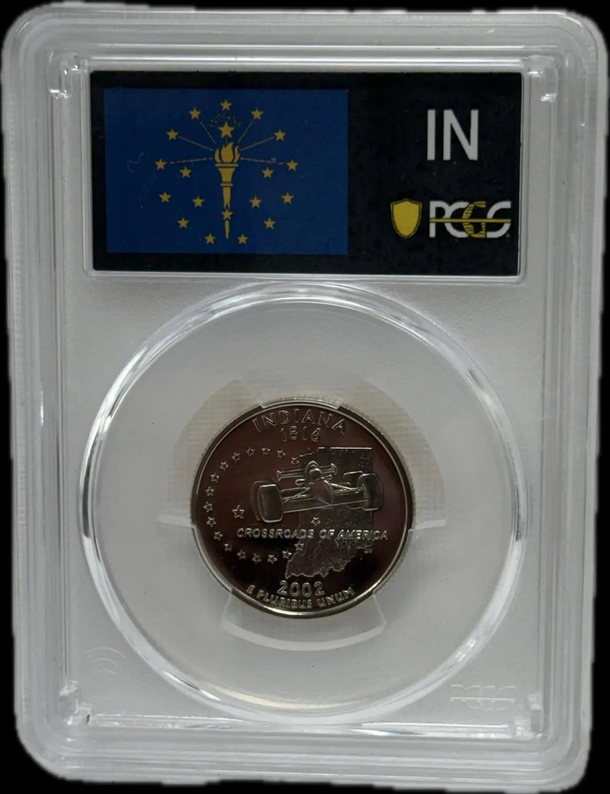 2002-S 25C PCGS PR69 DCAM Indiana – Rare, Near-Perfect Proof Coin Coin Hub
