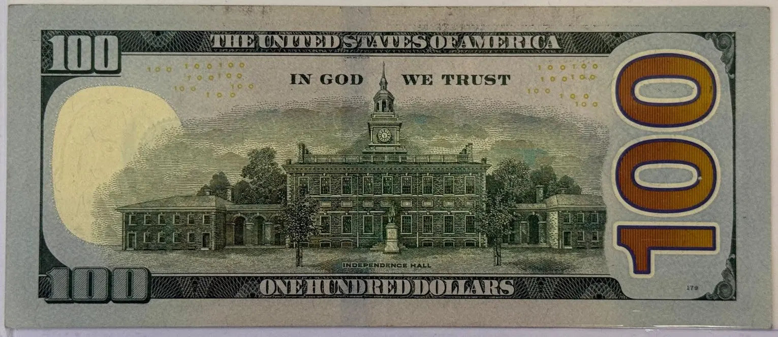 2013 $100 Federal Reserve STAR Note – Benjamin Franklin – Replacement Note Heritage Pastime