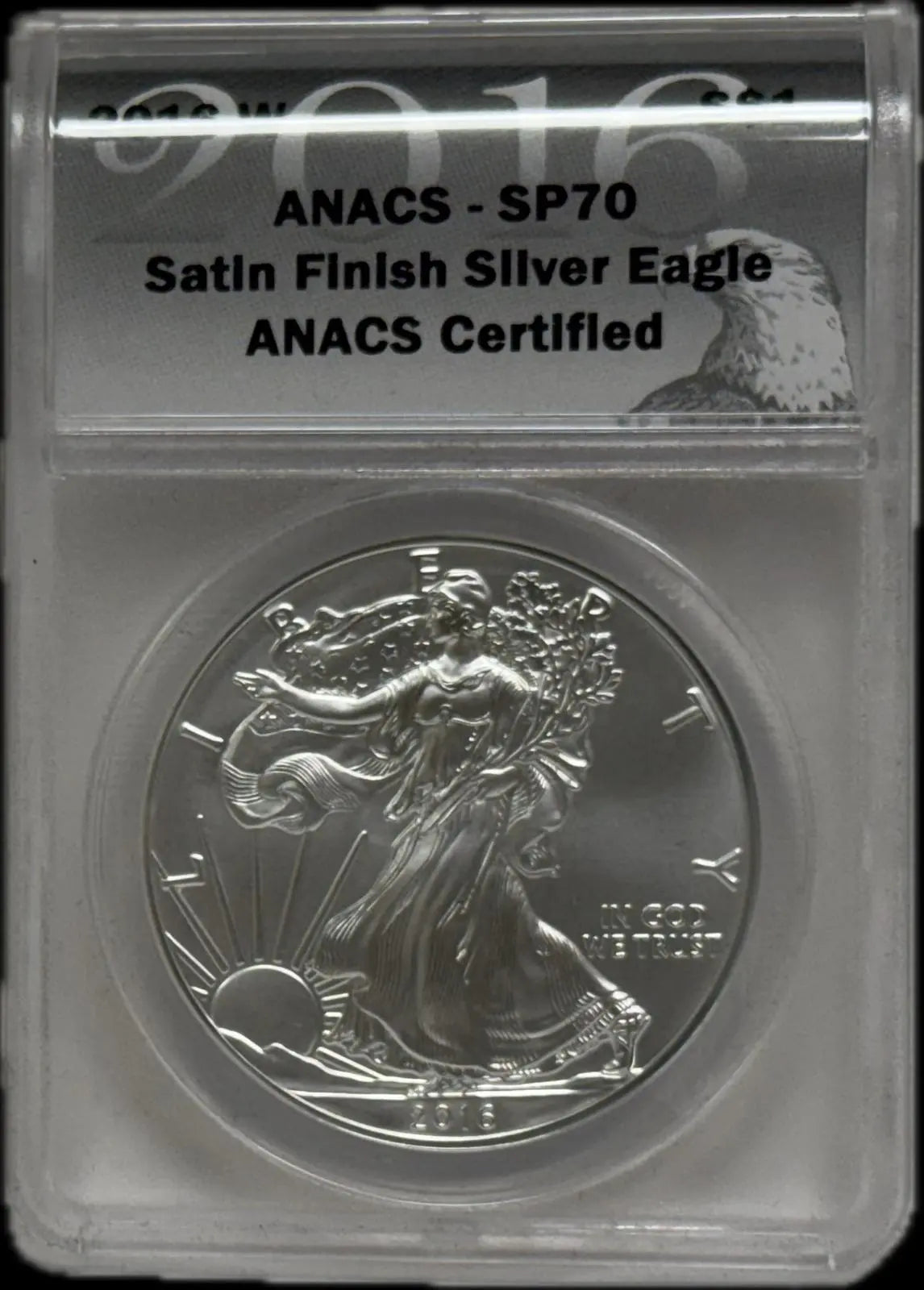 2016-W Silver Eagle $1 SP70 Satin Finish – Pristine Quality Coin Hub