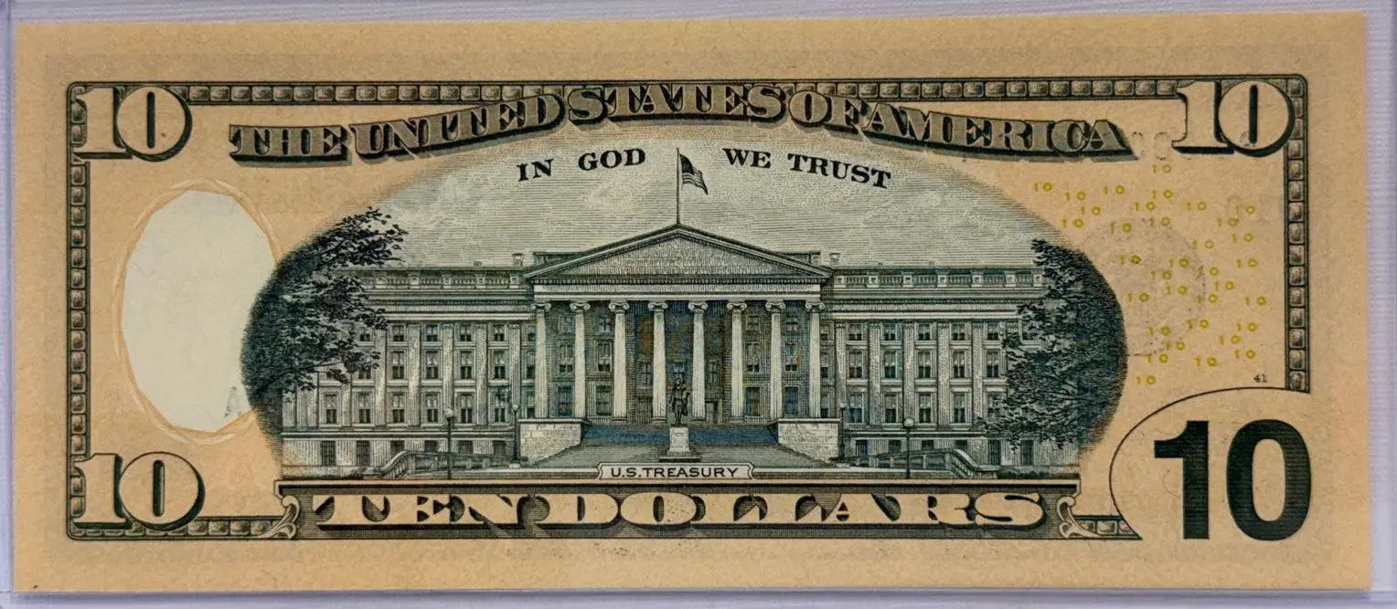 2017 A $10 LOW Serial #PJ 0002899 A Coin Hub