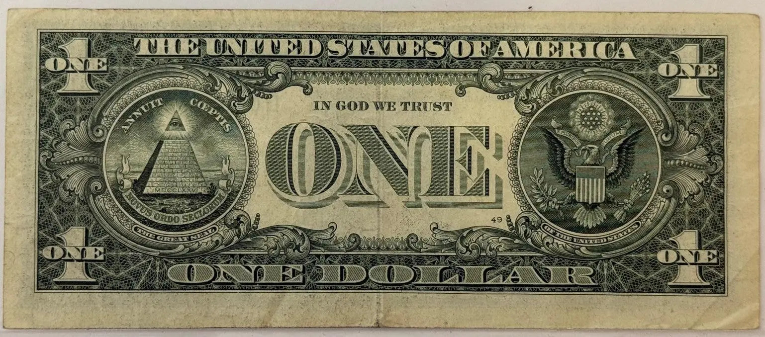 2017 U.S. $1 Federal Reserve STAR Note – Cleveland (D) District – Mnuchin Signature – Replacement Note Heritage Pastime