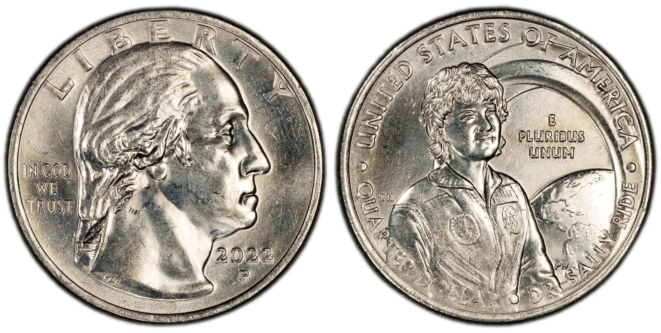 2022-P Dr. Sally Ride Quarter 25C – PCGS MS63 | American Women Quarters Series Heritage Pastime