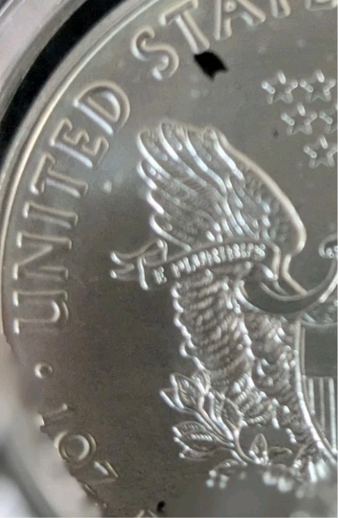 Mint Error 2020 (P) American Eagle MS69 PCGS Struck Thru Rev Emergency Issue