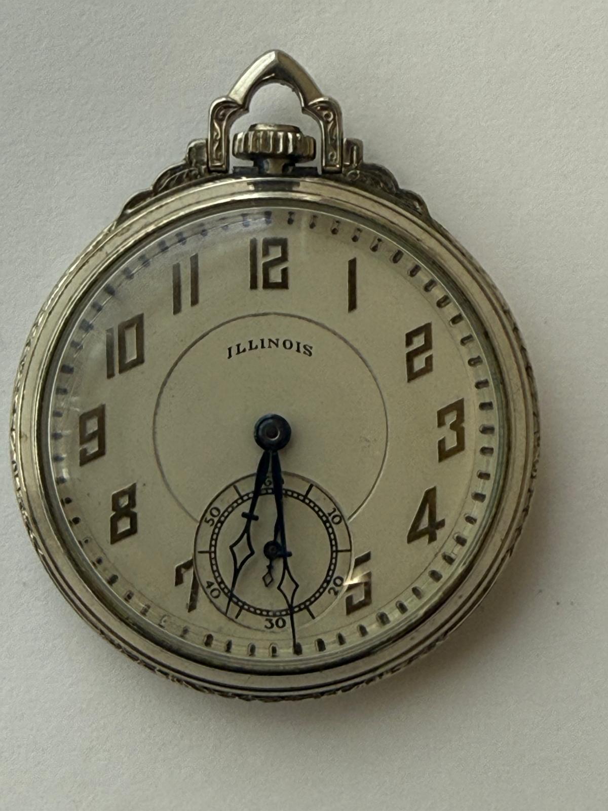 Illinois “Autocrat” Model 17-Jewel Pocket Watch – EST Swiss / High-Grade Vintage Timepiece | Proxibid