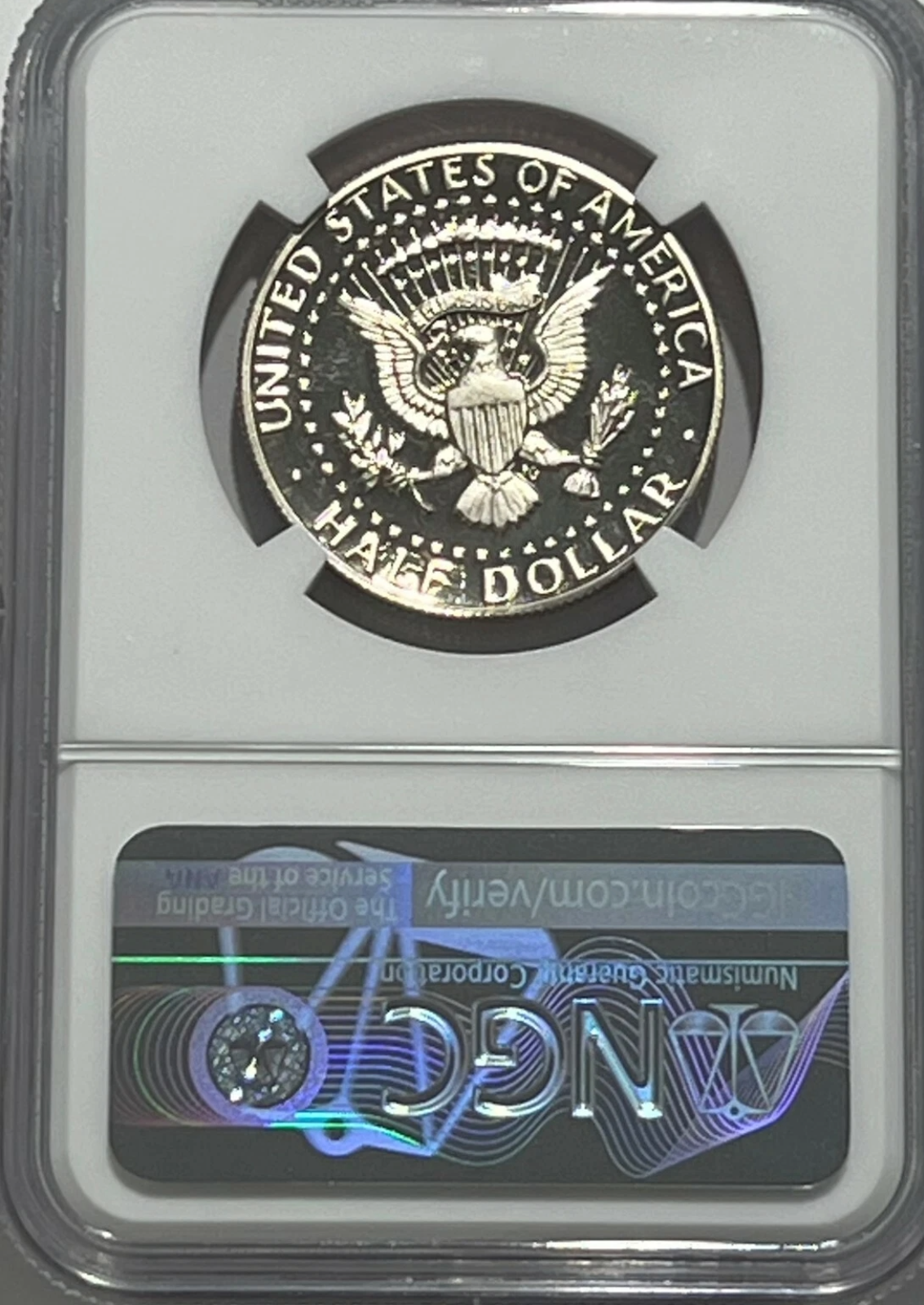 1982 S NGC PF70 Ultra Cameo Clad Proof Kennedy Half Dollar 50c Signature