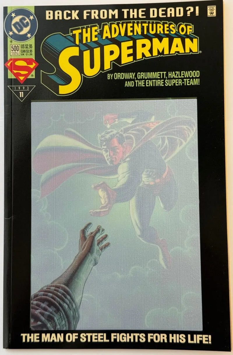 Adventures of Superman #500 (1993) – Polybagged Collector’s Edition | Return of Superman | DC Comics Heritage Pastime