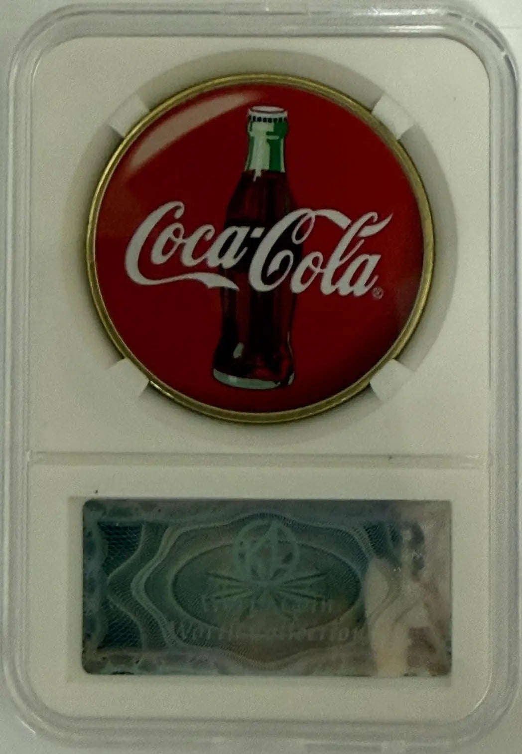 Coca-Cola Vintage Style Button Sign / Pocket Mirror Collectible – Mini Replica in Protective Case Heritage Pastime