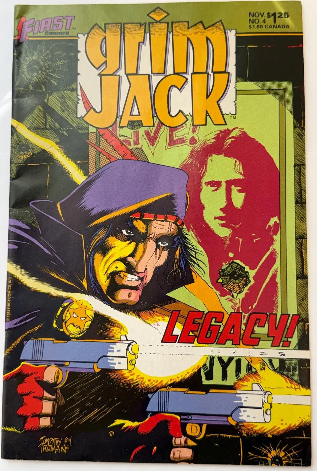 GrimJack #4 (1984) – First Comics Copper Age Issue | Classic Sci-Fi/Fantasy Anti-Hero Series Heritage Pastime