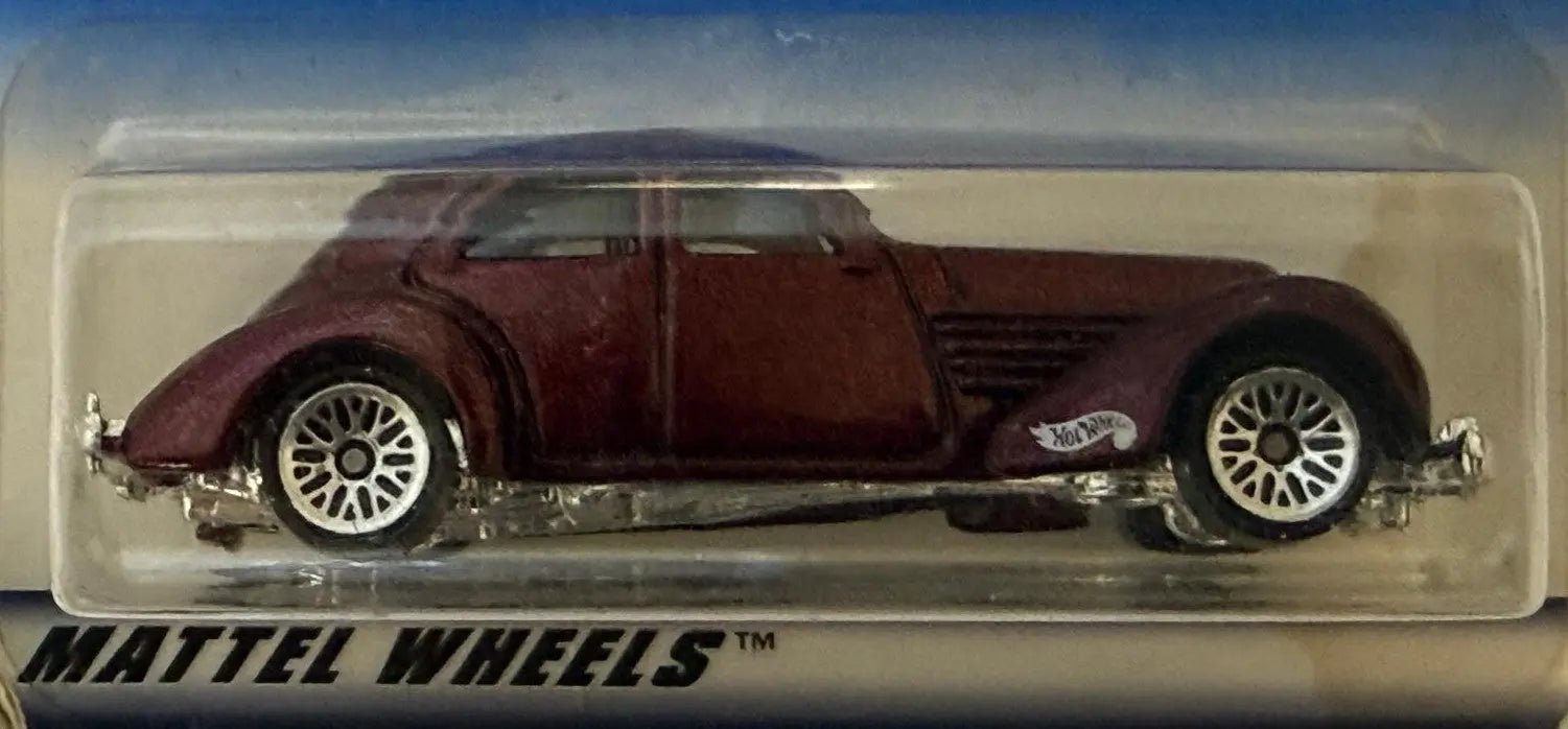 Hot Wheels 1999 First Editions 1936 Cord #649 – 1:64 Scale Die-Cast Collectible Heritage Pastime