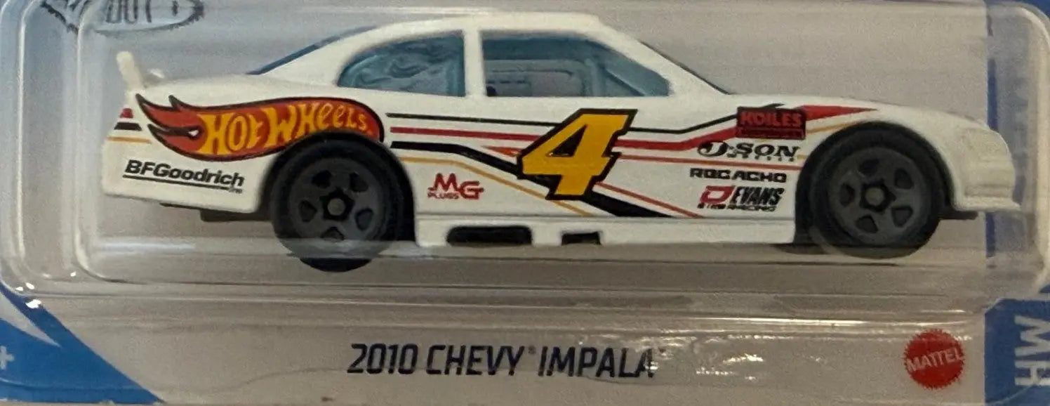 Hot Wheels 2010 Chevy Impala NASCAR Stock Car – HW Race Team (2020 Mainline) 1:64 Scale Heritage Pastime