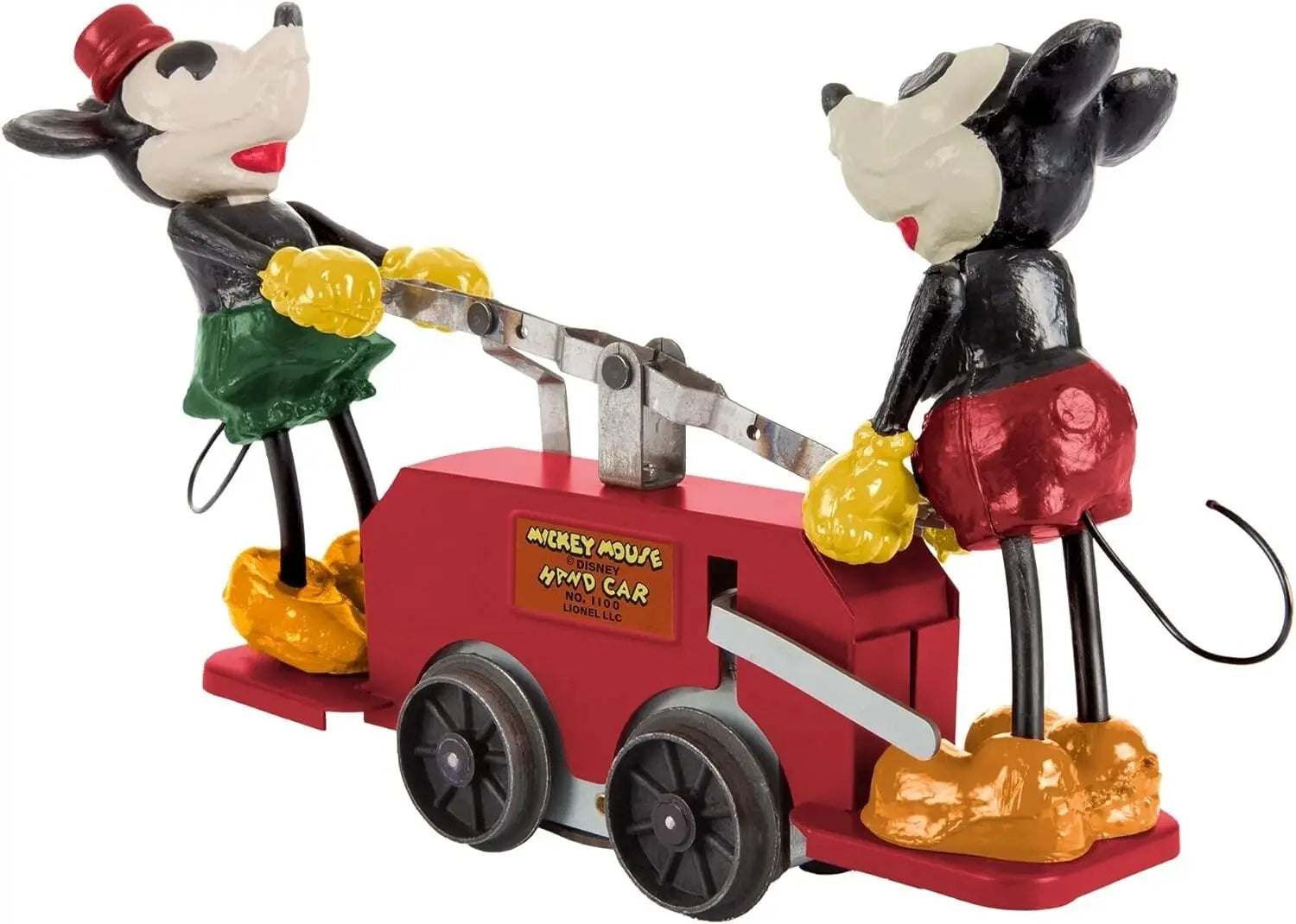 LIONEL 2335190 DISNEY 100TH MICKEY & MINNIE MOUSE RED HANDCAR O GAUGE SEALED Coin Hub