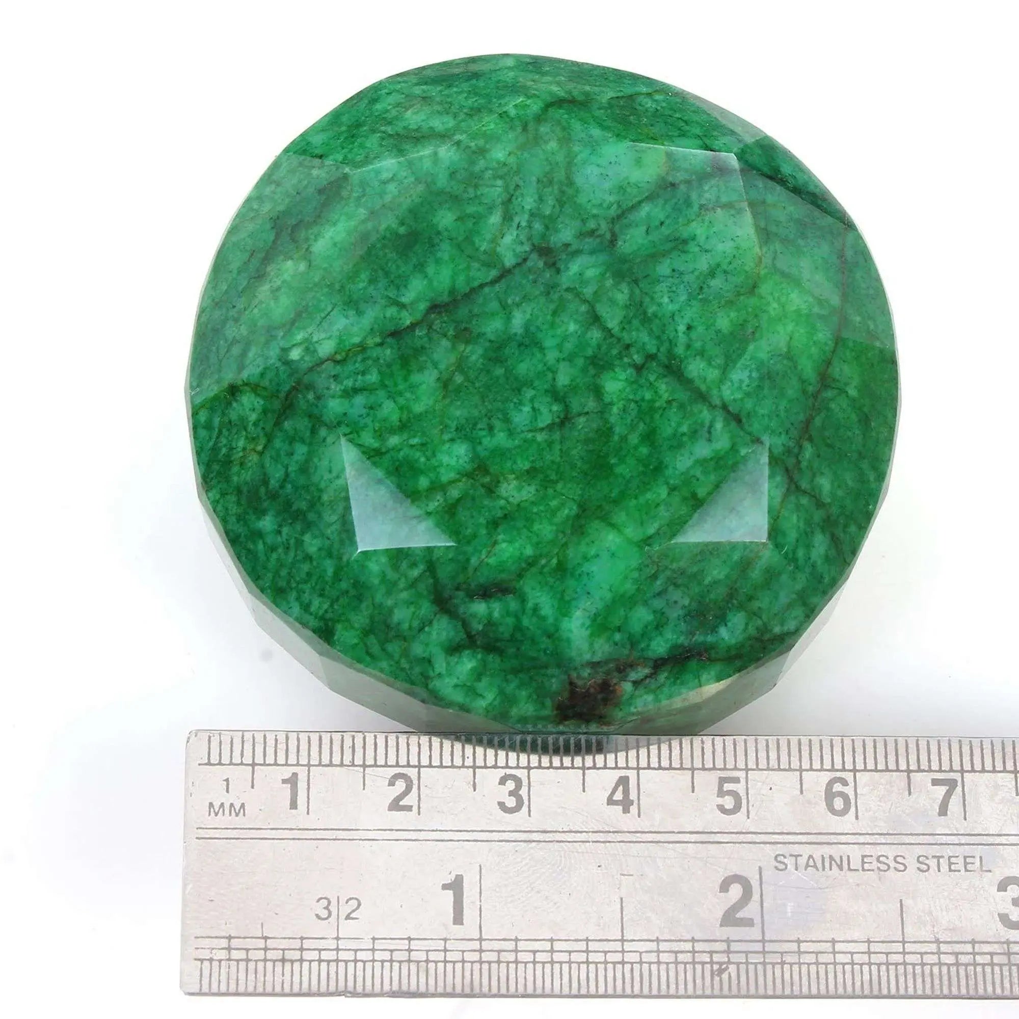 Natural Huge 1490 Ct Certified Museum Size Faceted Emerald Solitaire. Coin Hub