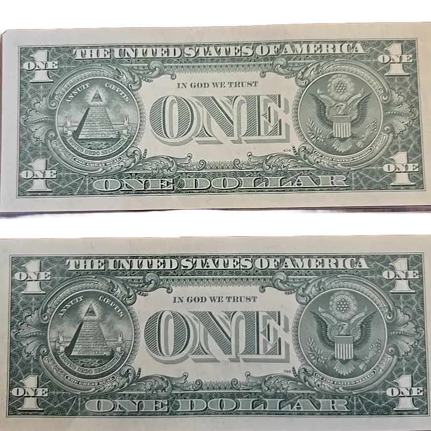 Set Of Two 1957 A And 1957 B Silver Certificate. 1 Uncirculated 1 About Uncirculated Coin Hub