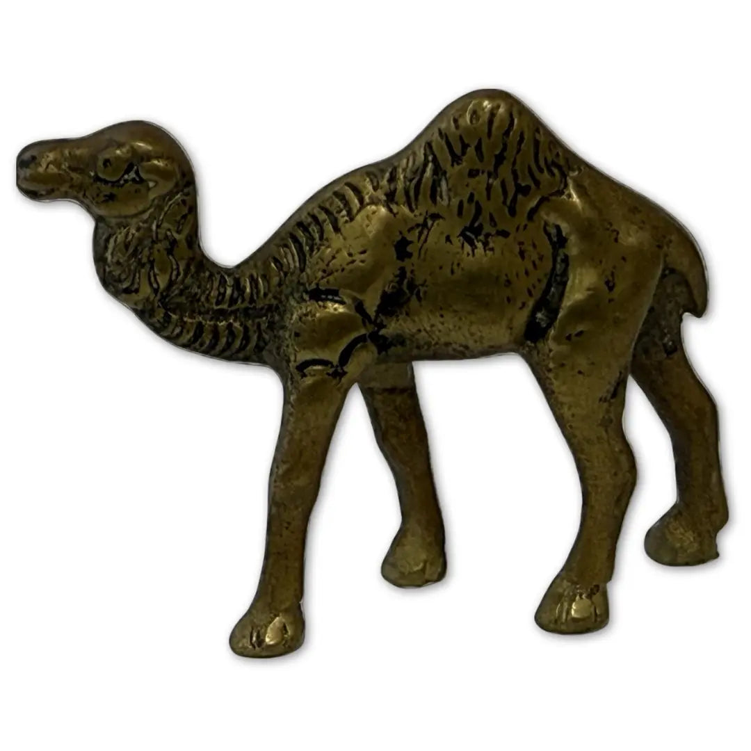 VIntage Brass Came Figurine Coin Hub