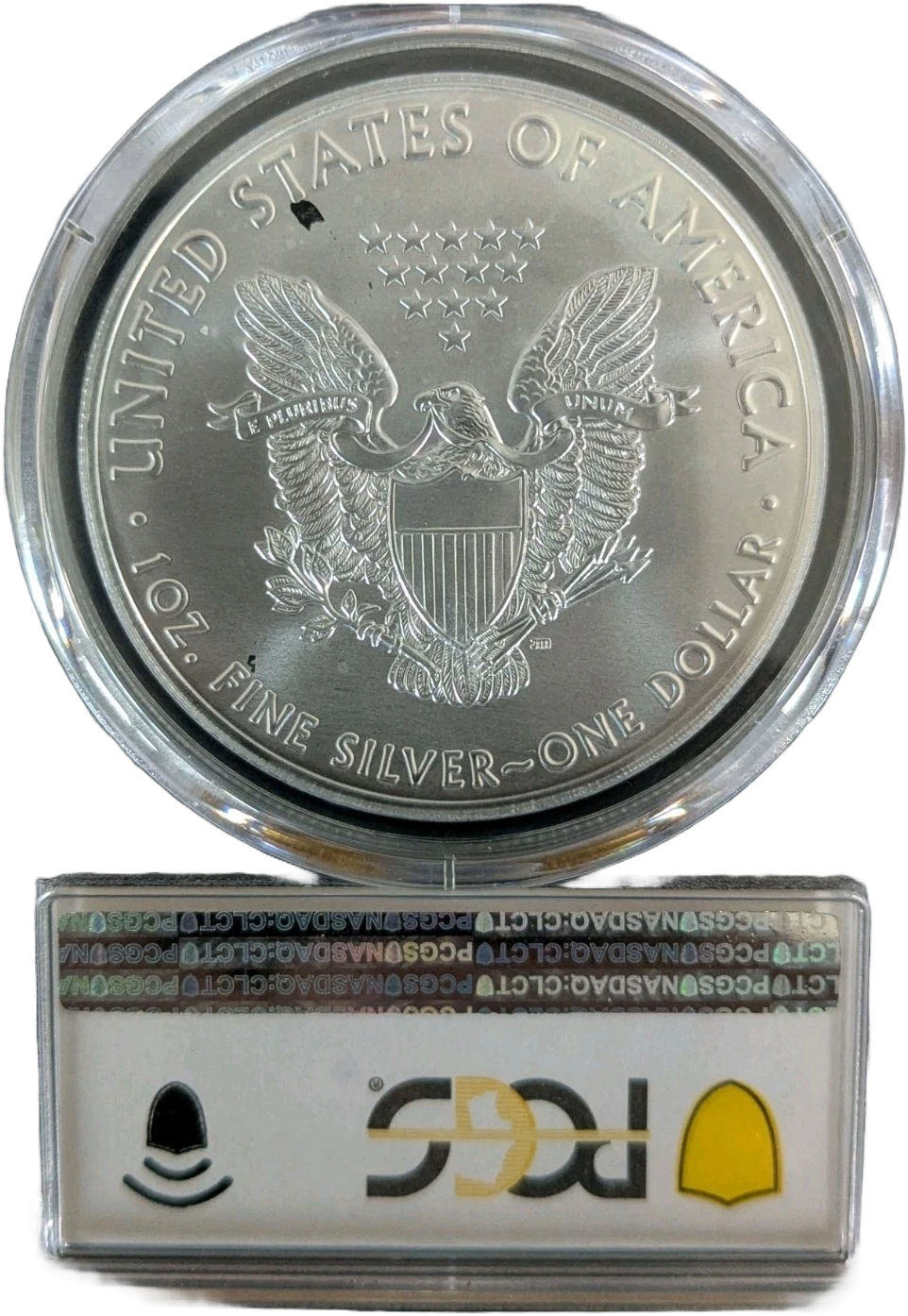 Mint Error 2020 (P) American Eagle MS69 PCGS Struck Thru Rev Emergency Issue