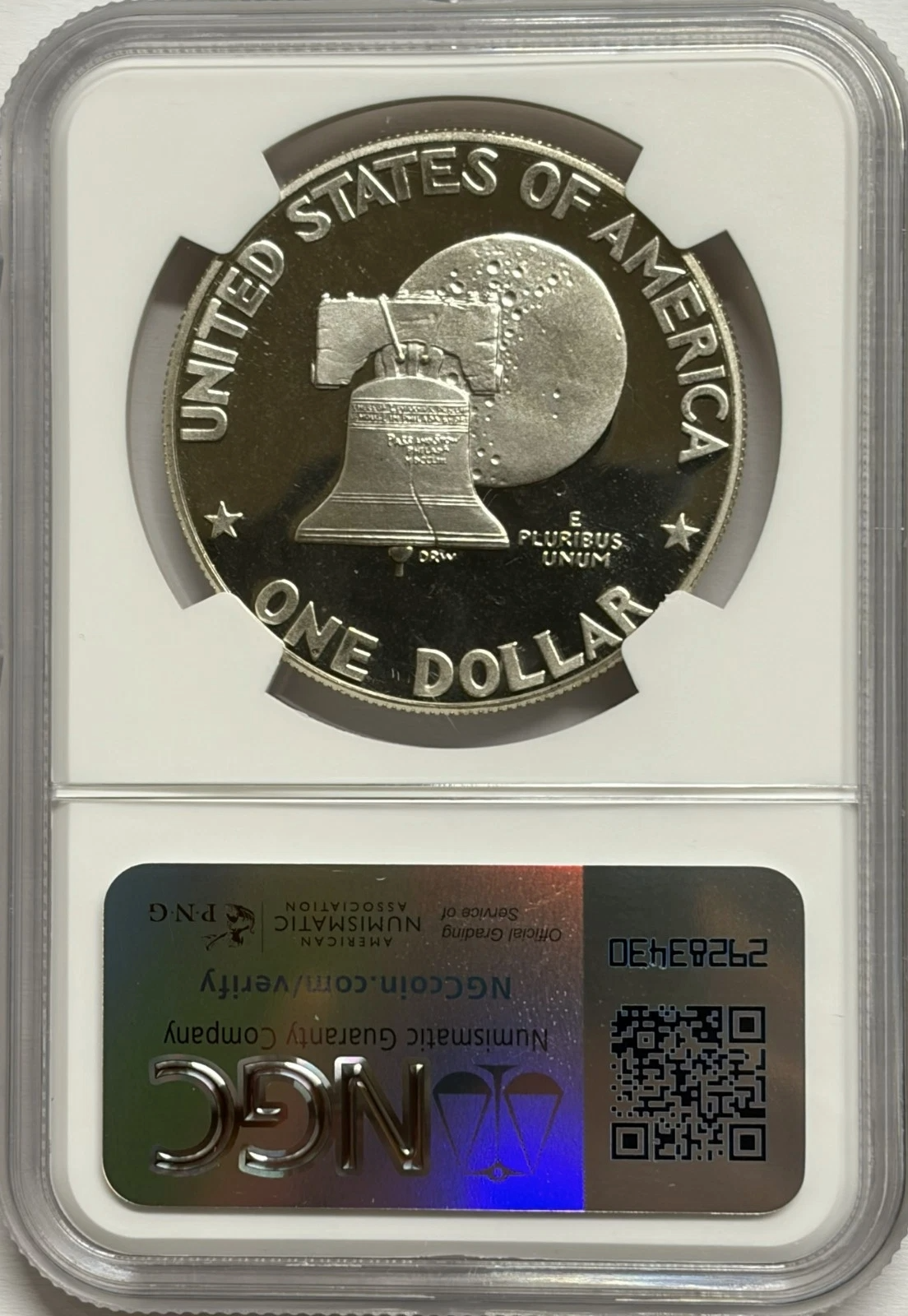 1776 1976 S NGC PF68 Ultra Cameo Proof Silver Eisenhower Dollar Bicentennial IKE