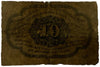 1862 United States 10¢ Fractional Currency – First Issue “Postage Currency” | George Washington Heritage Pastime