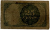 1874–1876 United States 25¢ Fractional Currency – Fifth Issue | Robert J. Walker Portrait Heritage Pastime