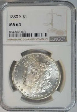 1880-S Morgan Silver Dollar MS64 – A Rare and Historic Collectible