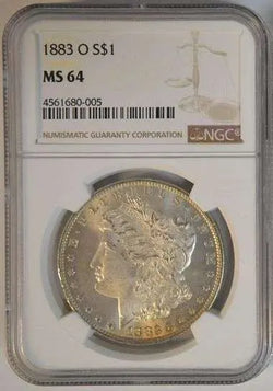 1883-O Morgan Silver Dollar MS64 – A Classic and Well-Preserved Rare Coin