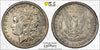 1885-O Morgan Silver Dollar – PCGS Genuine AU Details (Damage) | New Orleans Mint | 90% Silver Coin Heritage Pastime
