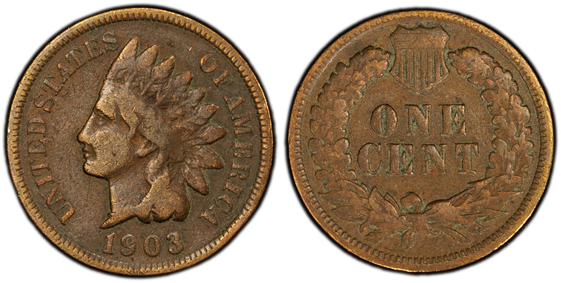 1903 Indian Head Cent – PCGS VG08 BN | Classic Pre-1900s U.S. Copper Coin Heritage Pastime