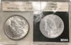 1904-P Morgan Silver Dollar obverse Liberty profile and reverse in MS-60 graded holder