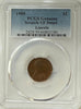 1909 Lincoln Wheat Cent PCGS Genuine Scratched VF Details – First Year of Issue