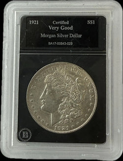 1921 Morgan Silver Dollar $1 – Certified Very Good (VG)