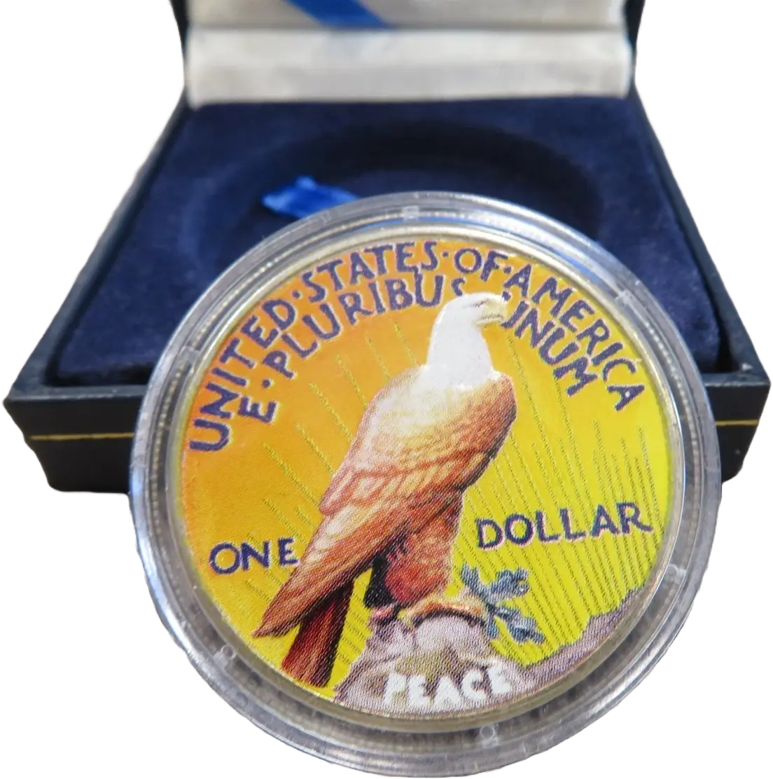 1922 Peace Silver Dollar – Colorized with Vivid, Artistic Detail Coin Hub