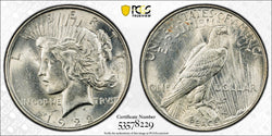 1922 Peace Silver Dollar – PCGS MS63 | Early Issue Brilliant Uncirculated | Historic U.S. 90% Silver Coin