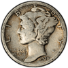 1928-S Mercury Dime – PCGS VG10 – San Francisco Mint Silver Coin Heritage Pastime