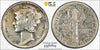 1944-S Mercury Dime 10C – PCGS Genuine VF Details (Damage) | WWII Era Silver Coin Heritage Pastime